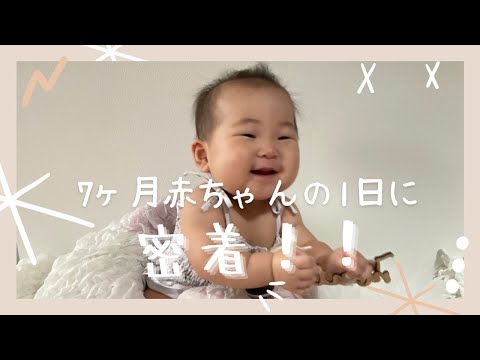 [生後7ヶ月]赤ちゃんの1日ルーティーン