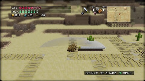 3D Dot Game Heroes: Part 17 - Desert Mazes - Kick