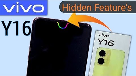 Vivo Y16 Enable LED Notification Light || Vivo Y16 Hidden Feature