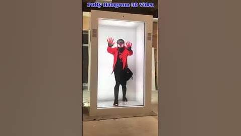 Transparent LCD Showcase Holobox