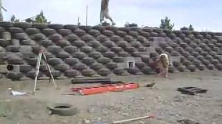 Quick overview of the Big Timber, Montana Earthship, Day 7