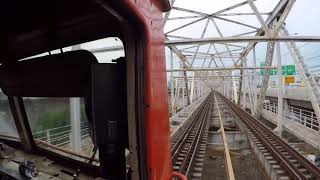 ขับรถไฟขึ้นสะพานพระราม 6 Rama VI Train Bridge Train Driver View