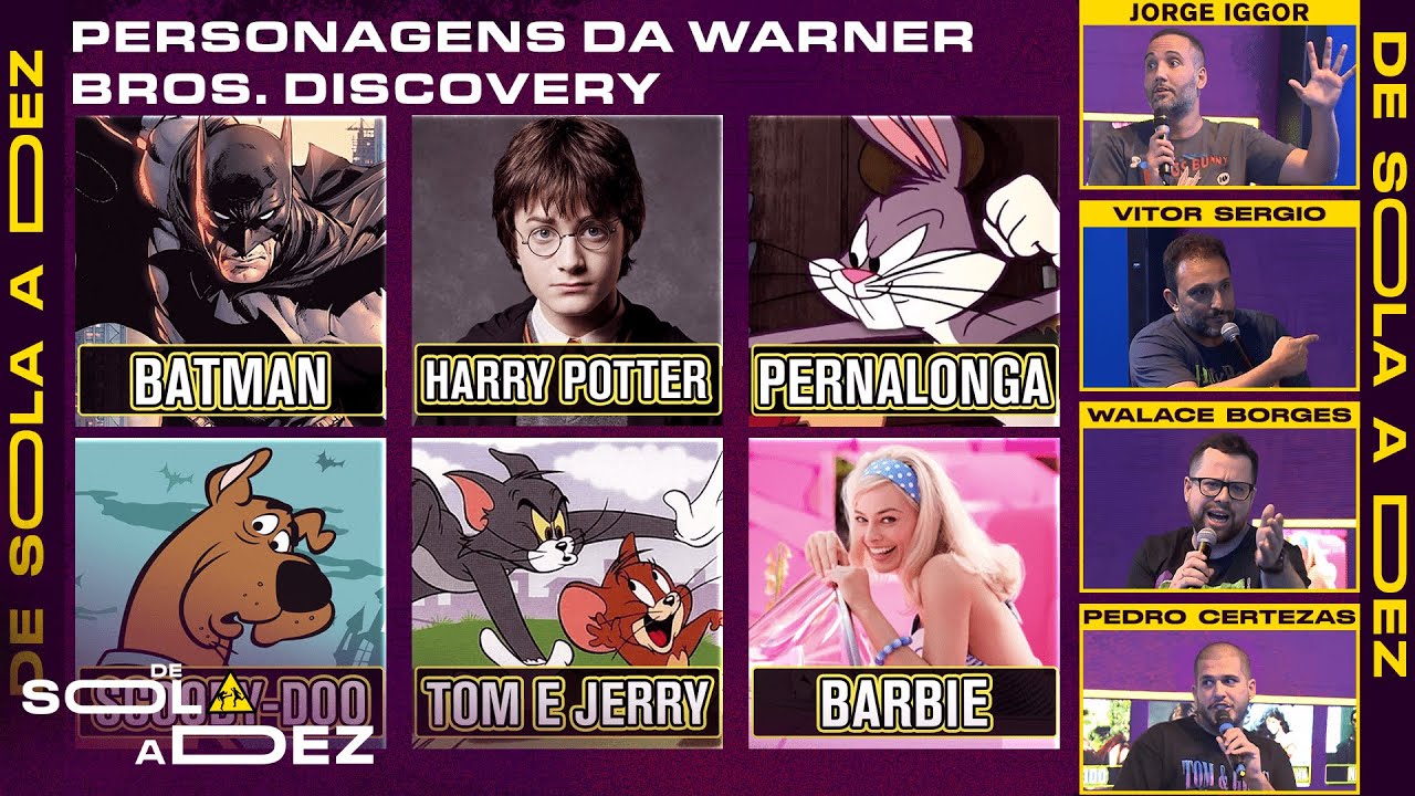 QUEM É O MAIOR PERSONAGEM DA WARNER BROS. DISCOVERY? CRAVAMOS