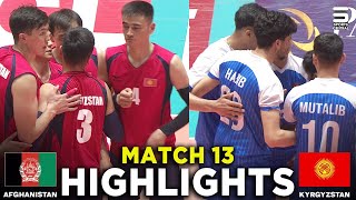 Full Highlights | Afghanistan vs Kyrgyzstan | Match 13 | 2nd Engro Cava Volleyball Nations League 24