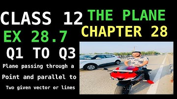 RD SHARMA EX 28.7 Q1 TO Q3 SOLUTION OF PLANE CHAPTER 28 FOR CLASS12