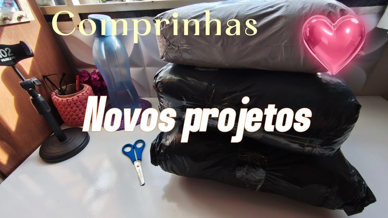 Comprinhas para o ateliê 🧶🙏😍. Novos projetos para esse ano 🙏.