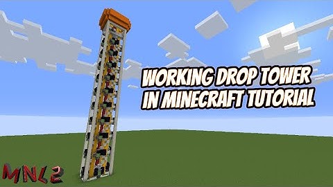 How to Make a Working Freefall in Minecraft - S&S Drop Tower Tutorial