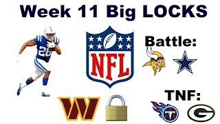 NFL Week 11 Betting Locks and Predictions 2022