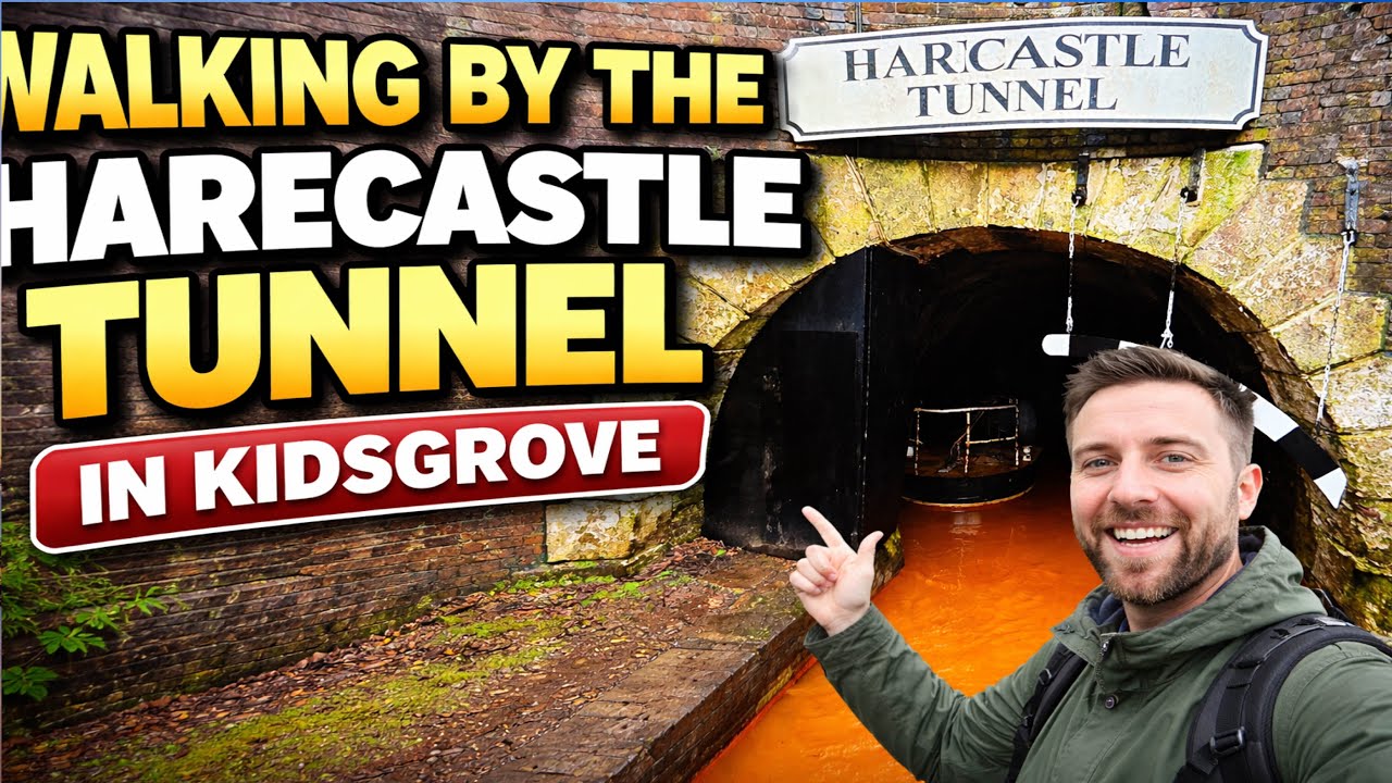 Harecastle Tunnel Walk 🚶‍♂️ | Discovering Kidsgrove’s Historic Canal