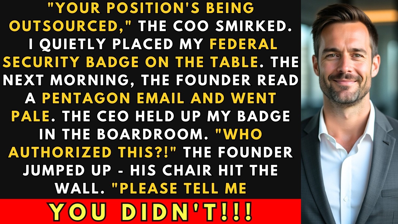 They Outsourced My Role – The Pentagon Shut Them Down