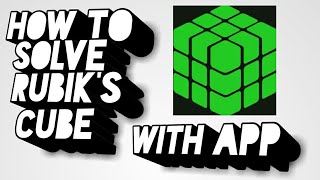 Solving a Rubik's cube 3x3 with app screenshot 5