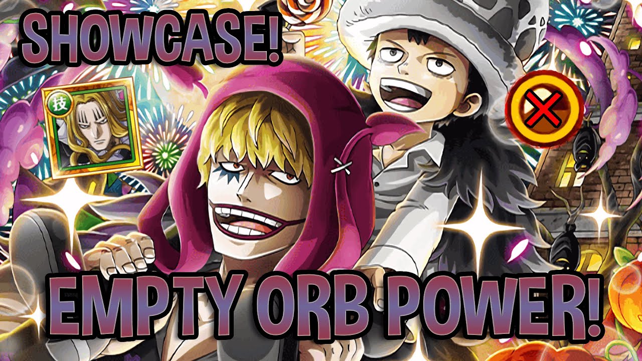 [OPTC] SUPER LOCKED EMPTY ORBS?! トレクル Corazon & Law Showcase vs HAWKINS ...