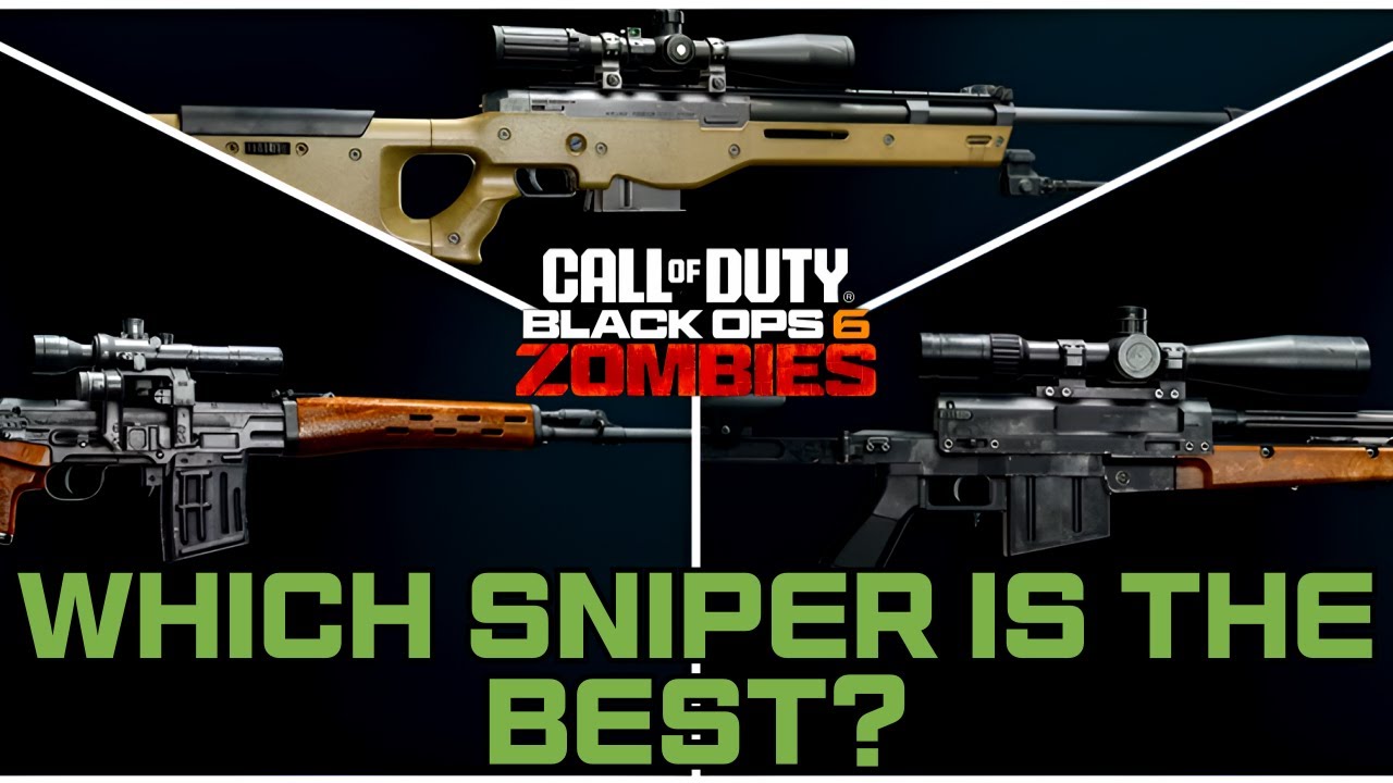BLACK OPS 6 SNIPER RIFLES RANKED - YouTube