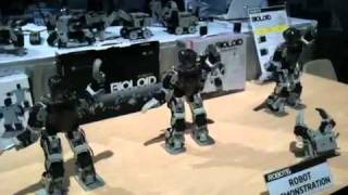 Bioloid the dancing robot