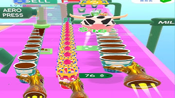 Coffee Stack🍵💶☕All levels gameplay walkthrough Android ios new game