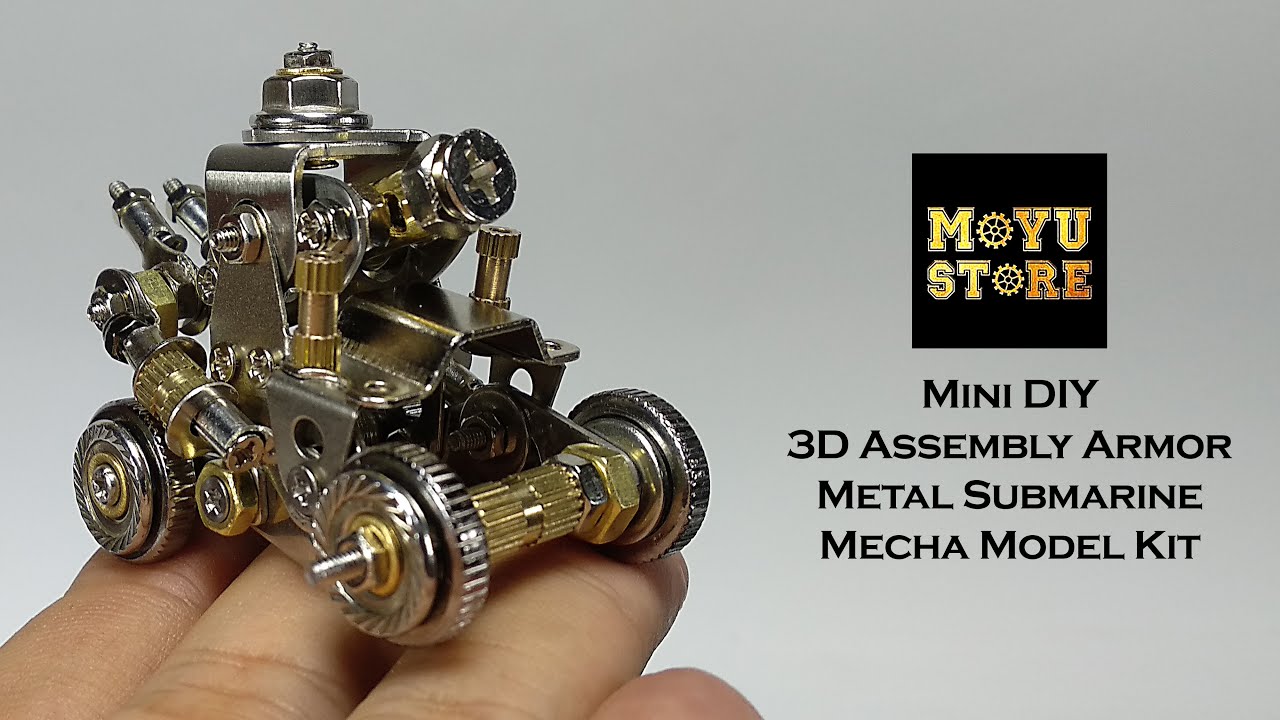 3D Metal Model Kit Engineering Vehicle Assembly Model DIY Puzzle