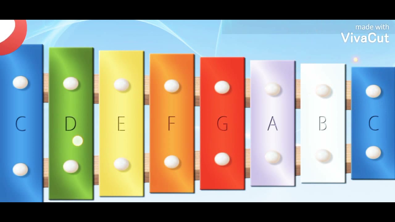 Mary had a Little lamb 🐑🐑🐑 Nursery Rhyme Played on Xylophone YouTube