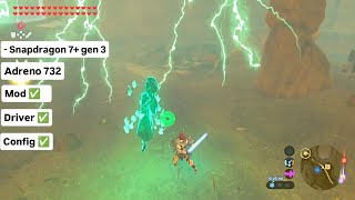 Eden emulator. Zelda Breath Of The Wild. Xiaomi Pad 7, Snapdragon 7+ gen 3 adreno 732