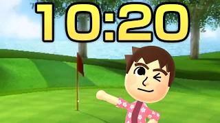 Wii Sports Resort Golf 18 Holes Speedrun in 10:20