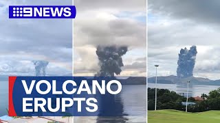 Download Lagu Dramatic vision shows Volcano eruption in Philippines | 9 News Australia MP3 Download Lagu Dramatic vision shows Volcano eruption in Philippines | 9 News Australia MP3
