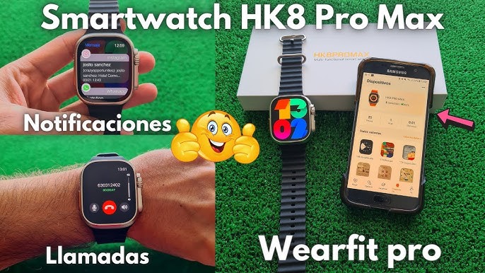 Smart Watch HW8 Pro Max - Reloj inteligente con asistente de voz