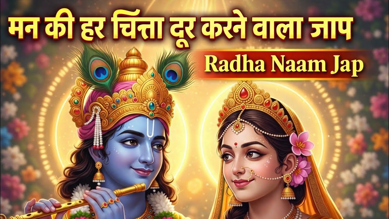 मन की हर चिंता दूर करने वाला जाप | Non-stop Radha Naam Dhun | #naamjap #radhanaam #radhabhajan 