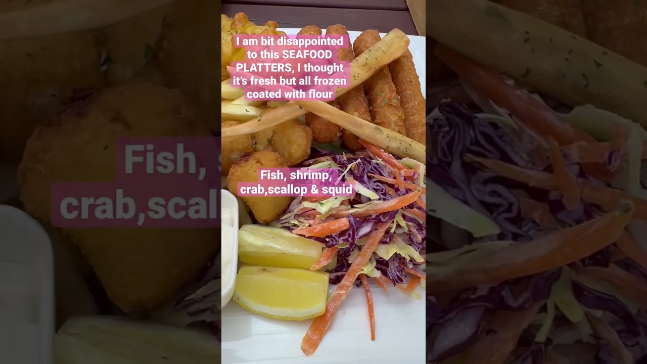I was disappointed with this Seafood platters