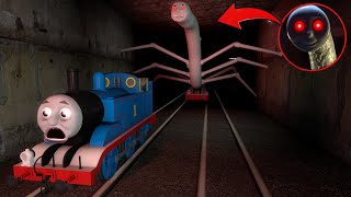 Building a Thomas Train Chased By Cursed Thomas and Friends Monster in Garry's Mod