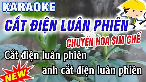 Cắt Điện Luân Phiên - Xuân Đức - karaoke chế chuyện hoa sim hài hước