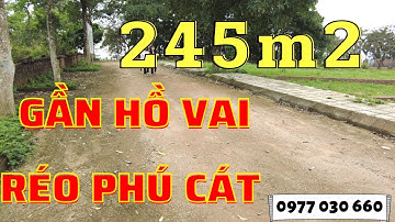 Bán 145m2 đất gần hồ Vai Réo Phú Cát – Bán đất Hòa Lạc – 0977030660