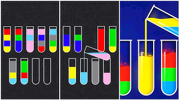 Water Sort Puzzle Gameplay 3 , Android Games ios Walkthrough Simulator Think Brain Puzzle