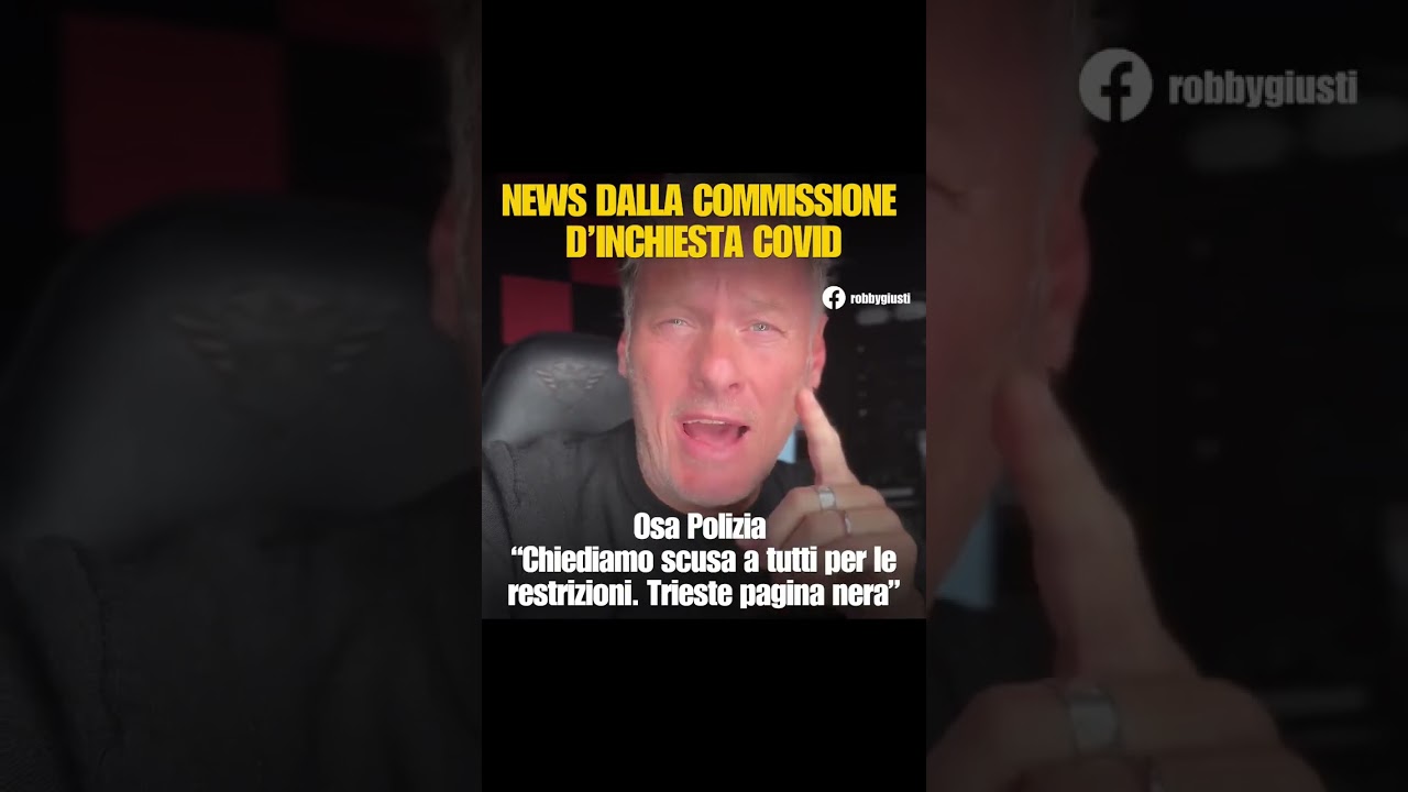 Robby Giusti - News dalla Commissione d'inchiesta Covid (04.12.24)