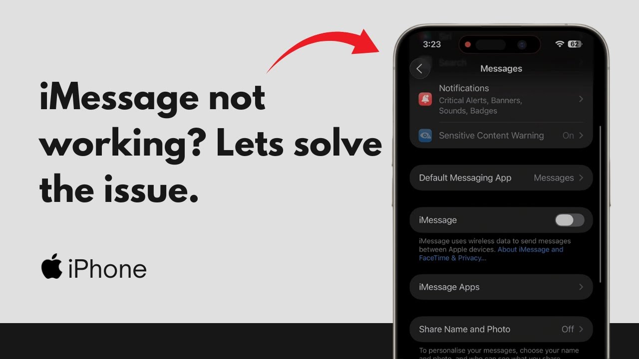 How To Fix iMessage Not Working on iPhone (Step-by-Step Troubleshooting ...