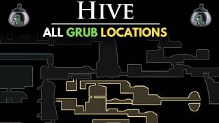 The Hive All Grub Locations - Hollow Knight
