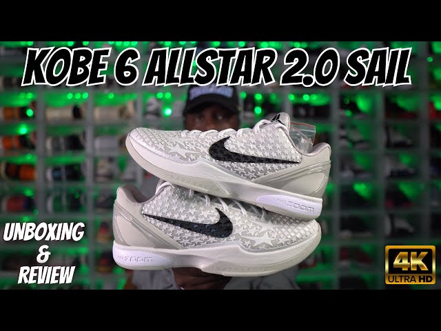 NIKE KOBE 6 ALL STAR 2.0 UNBOXING AND REVIEW | ALLSTAR KOBE 6 SAIL