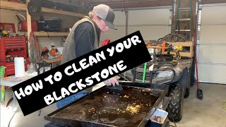 HOW TO CLEAN YOUR BLACKSTONE GRIDDLE | EASY WAY