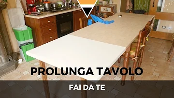 Come allungare tavolo quadrato?