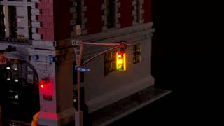 LIGHT MY BRICKS - Traffic Light Effects Board DIY Light Kit Video Demonstration