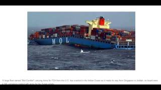 Container Ship Carrying Weapons for Syrian Rebels Splits in Half/Sinks