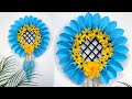 Easy and Quick Home decoration with paper | Diy Paper wall hanging | New Paper flower wall decor