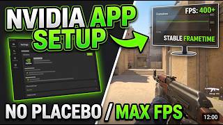 How to Optimize the NEW NVIDIA App (Max FPS & Zero Latency Guide)