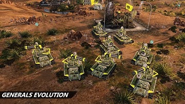 Generals Evolution | Tank vs Stealth (Brutal AI) | Tournament Desert