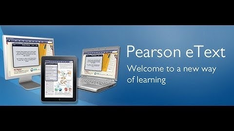 How to use the Pearson eText App