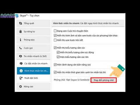 Video: Cách Tăng Phông Chữ Trong Skype