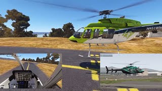 NEW - First Helicopter Flight In MSFS 2020 - Nemeth Bell 407 Review