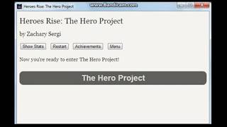 Hero rise guide save game load in other hero rise hero project game screenshot 3