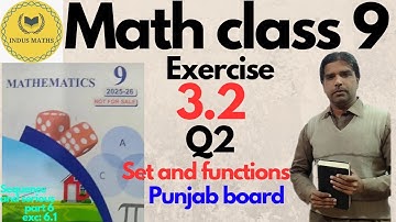 Class 9 Maths | Exercise 3.2 Q2 | Union & Intersection of Sets | Punjab Board | Indus Maths