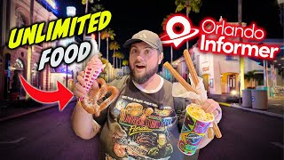I Ate UNLIMITED Food at Universal Orlando Orlando Informer Winter Meetup 2025