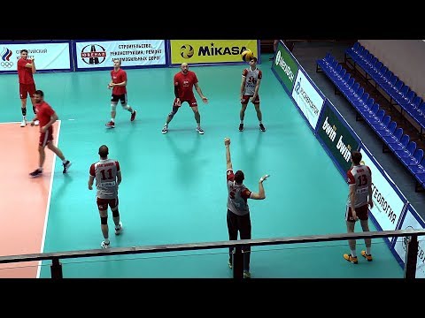 Volleyball. How to do a warm-up with the ball in a pair. Part 2.
