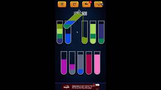 Water Sort Puzzle - Color Liquid Sorting Game Level 608 Solution